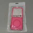 DOMAVER for Samsung Galaxy Z Flip 7 Case, Translucent Matte Compatible with MagSafe Anti-Slip Shockproof Slim Protective Cover for Galaxy Z Flip7 6.9", Hot Pink