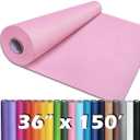 PerkHomy Light Pink Kraft Paper Roll 36" x 1,800" (150') for Gift Wrapping Bouquet Flower Art Painting Craft Writing Packaging Shipping 80GSM 55LB (Light Pink, 36" x 150')