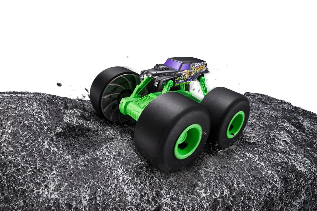 Metal Machines Over Drive Monster Truck (Random Color) by ZURU, Monster Truck Car Toy Battery Powered Toys for Boys, All Terrain