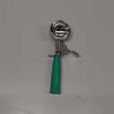 Restaurantware Met Lux 3.25 Ounce Portion Scoop 1 Trigger Release Cookie Scoop - With Green Handle Stainless Steel Disher For Portion Control Scoop Cookie Dough Cupcake Batter Or Ice Cream