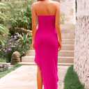 PRETTYGARDEN Summer Wedding Guest Dresses for Women 2026 Spring Cocktail Prom Graduation Bodycon Backless Elegant Midi Dress