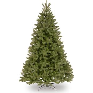 National Tree Company 7.5 ft Unlit Downswept Douglas Fir Artificial Christmas Tree, 1,867 Tips, Includes Stand, Green