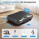 AoraPulse Vibration Plate Exercise Machine, Vibration Plate for Lymphatic Drainage Weight Loss, 400 Lbs Capacity Full Body Workout Vibrate Fitness Platform for Home Women Men
