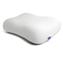 Cushion Lab Deep Sleep Pillow, Patented Ergonomic Contour Design for Side & Back Sleepers, Orthopedic Cervical Shape Gently Cradles Head & Provides Neck Support & Shoulder Pain Relief - Calm Grey