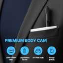 QHD 2K (2560x1440P) Indoor Wireless Security Camera Mini, Discreet Home Surveillance Nanny Cam, Small Pet Monitor Camera, Portable Hidden Spy Camera with Non-Audio Recording & Built-in 64GB