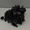 Greentime 2pcs Artificial Flower Garland 13 FT Fake Rose Vine 9 Heads Rose Garland for Wedding Arch Table Centerpiece Arrangement Room Baby Shower Birthday Decor (Black and Red)