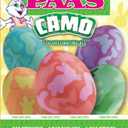 PAAS Camo Egg Decorating Kit Easter Egg Dye Kit with 276 Stickers, 8 Food-Safe Dye Tablets, Egg Dipper, Stands & Drying Tray