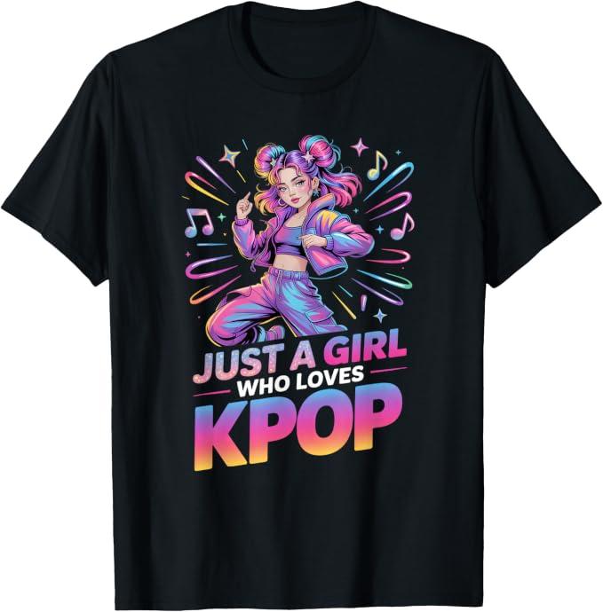 Girls K-Pop T-Shirt, XS