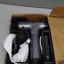 Massage Gun Deep Tissue, Handheld Electric Muscle Massager, High Intensity Percussion Massage Device for Pain Relief with 9 Attachments & 30 Speed(Grey)