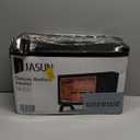 JASUN Portable Space Heater Electric Radiant Heater Fast Heating with Adjustable Thermostat, Portable Indoor Heater with Handle Quiet Energy-Saving 1250W/1500W for Office Home Garage Bedroom Black