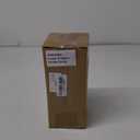 Gejoy 9 oz Rimmed Swirl Plastic Cups Disposable Wine Drinking Cups Clear Elegant Halloween Tumblers for Christmas Party Supplies(Black, Gold,50 Pcs)