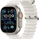Apple Watch Ultra 2 [GPS + Cellular, 49mm] - Titanium Case With White Ocean Band, One Size