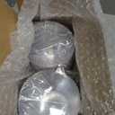 Hioasis 100Pcs 9OZ Clear Plastic Cups with Gold Trim - Plastic Disposable Cups, Heavy Duty & BPA-free for Party, Wedding, Celebrations