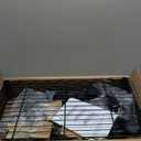 Amazon Basics 3-Shelf Adjustable Heavy Duty Storage Shelving Unit on 2" Wheels, Metal Wire Rack for Garage, Utility Shelving with Leveling Feet, 23.2" L x 13.4" W x 32.75" H, Black