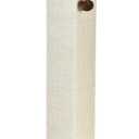 Amazon Basics Sturdy Cat Scratching Post for Indoor Cats & Kittens, Classic Single Post with Sisal Rope, Jute Fiber, Wood Base, Large (35.4"H), Brown