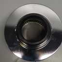 Engine Air Filter 76mm High Flow Mushroom Head Clamp-On Cold Air Intake Filter Closed-Top Cool Air Filter Cleaner with 1 Clamp Silver Tone for Car