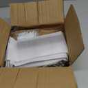 MIUGO 6 Pack Heavy Duty Shelf Brackets 8 inch, Floating Shelf Brackets(1/5-Thick), L-Shaped Wall Shelf Bracket Hidden Shelf Bracket Black8inch-6pack