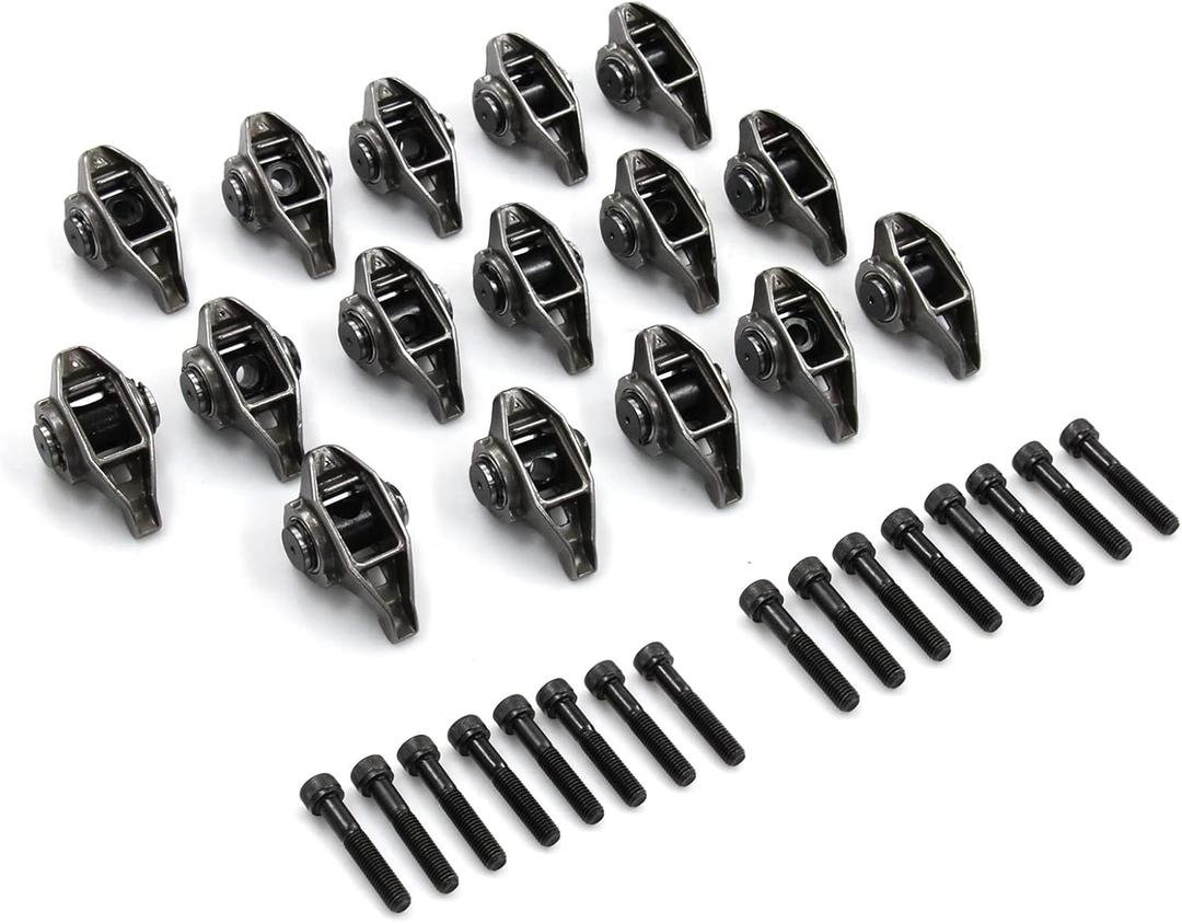 LS1 Rocker Arms and Bolts with Trunion Kit Installed Compatible with LS2 LS6 LQ4 LQ9 LY5 LY6 LM7 4.8 5.3 5.7 6.0 Engine YX04308