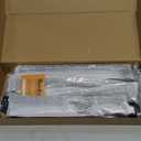 Goldenwarm 10 Pack Black Square Bar Cabinet Pull Drawer Handle Stainless Steel Modern Hardware for Kitchen and Bathroom Cabinets Cupboard,Center to Center 10in(256mm) Black Drawer Pulls