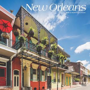 New Orleans | 2025 12 x 24 Inch Monthly Square Wall Calendar | Plastic-Free | BrownTrout | USA United States of America Louisiana Southeast City New Orleans | 2025 12 x 24 Inch Monthly Square Wall Calendar | Plastic-Free | BrownTrout | USA United States of America Louisiana Southeast City