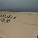 Large Framed Modern Abstract Vertical Wall Art for Living Room, Black Grey Prints Paintings Artwork for Walls, Silver Gray Luxury Pictures for Hallway Entryway Foyer Stair Office Wall Decor 30x60 Inch