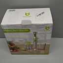 Immersion Hand Blender, UTALENT 5-in-1 8-Speed Stick Blender with 500ml Food Grinder, BPA-Free, 600ml Container,Milk Frother,Egg Whisk,Puree Infant Food, Smoothies, Sauces and Soups - Green