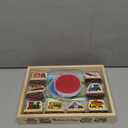 Melissa & Doug My First Wooden Stamp Set - Vehicles Kids Art Projects, Stamps with Washable Ink, Vehicle Toys for Kids Ages 4+