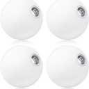 Retisee 4 Pcs Glass Globe Replacement for G9 Bulb Lighting Replacement Glass Lampshade 4 Inch Light Bulb Cover Light Fixtures, 0.8 Inch Fitter (Milky White)