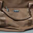 Jessica Simpson Countryside Weekender Duffel 100% Polyester Drop Bottom Bag, Mocha Mousse, Tote