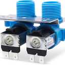 [2025 Upgraded] BlueStars 285805 Washer Water Inlet Valve with Mounting Bracket - Fit Whirlpool Kenmore Kitchen Aid - Replaces 292197 3349451 3354565 AP3094541 KAWS850JQ4 LSQ8243HQ0 7MLSC9545JQ2