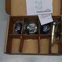 Exterior Door Knob With Lock, Coastal, Easy to Install, Matte Black