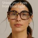 miyya Oprah Style Reading Glasses for Women, Cheaters Eyeglasses, Oversized Blue Light Readers, Fashion Eye Glasses, Pack of 3, +1.5