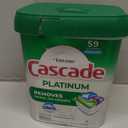 Cascade Platinum Dishwasher Pods, Dishwasher Detergent, Dish Detergent Soap, Fresh, 59 Count