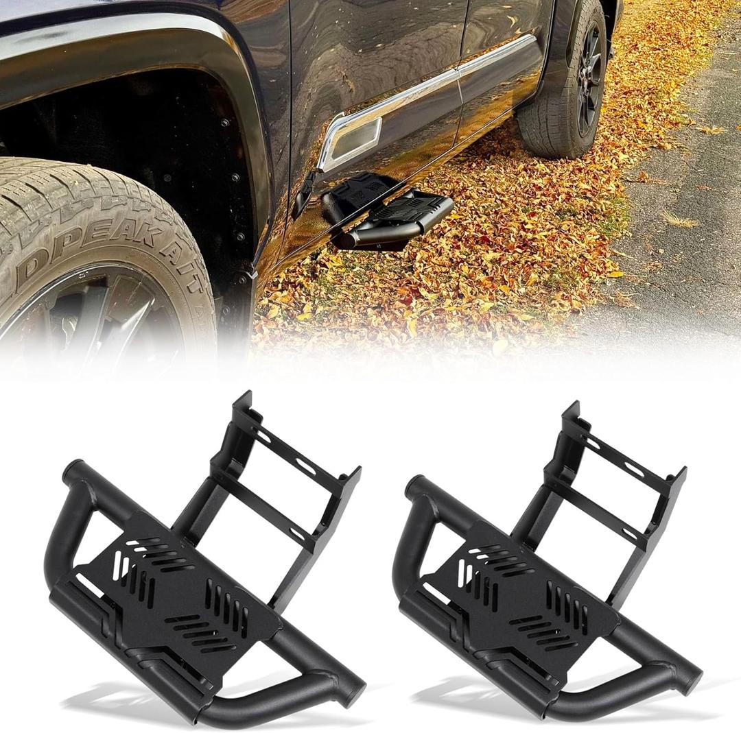 EZ Side Steps Fit for 2022-2025 Toyota Tundra Double Cab/CREWMAX CAB Front Door 6.7" Tundra Running Boards