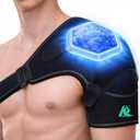 KD Shoulder Ice Pack Brace: Cold & Hot Gel Therapy Wrap for Shoulder Pain, Rotator Cuff, and Post-Surgery Recovery (Regular)
