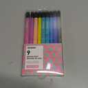 Grabie Erasable Gel Pens, 9 Colors Erasable Pens, Make Mistakes Disappear Colored Pens, Assorted Color Inks for Drawing Writing Planner,Gel Pens for Coloring