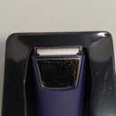 Body Trimmer for Men: Pubic Hair Trimmer with Mirror & LED Light - IPX7 Waterproof Wet or Dry Use for Chest/Back/Groin -Ceramic Blades & Travel Lock - No Nicks/Cuts Ball Shaver (Elegant Blue)