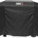 Weber 28" Premium Griddle Cover WeatherResistant Polyester Cover with Fastening Straps (Fits: Slate Griddles)