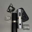 Home Hero Electric Salt and Pepper Grinder Set - Automatic Salt and Pepper Grinder Set Rechargeable. Electronic Salt and Pepper Shakers with LED Light, Electric Pepper & Salt Grinder, Set of 2 (Silver & Black)