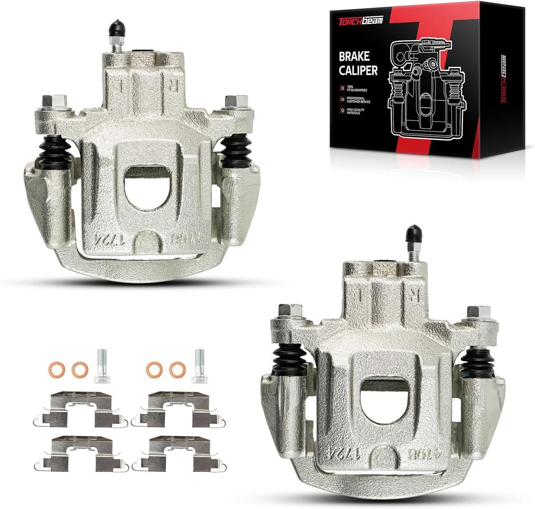 Torchbeam Rear Brake Calipers Set for Lexus 2007-2009 RX350, Lexus 2004-2006 RX330, Lexus 2006-2008 RX400h, Rear Left and Rear Right Calipers Replace # 19B2783+19B2782