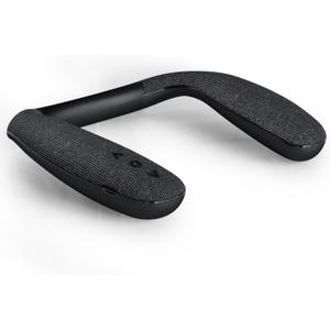 Neckband Speakers - Built-in mic, 12H Playtime, Type-C Quick Charging, Wireless Wearable Neck Speaker 3D Stereo Sound for Home & Outdoors