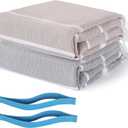 2 Packs Turkish Beach Towel Pool Swim Towels Extra Large Sand Free Quick Dry Absorbent Cloud Thin Long Wide Clearance Oversized Women Adult Beach Gifts Gear Stuff Necessities Thing Items Xlarge Xl Big (Two Beige Grey)