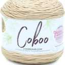 (1 Skein) Lion Brand Yarn Coboo Yarn, Beige