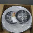 LOEHINLE 2PCS Semi Flush Mount Ceiling Light, Industrial Close to Ceiling Lighting Fixtures, Rustic Vintage Metal Black Ceiling Lamp for Kitchen Island Bedroom Hallway Farmhouse, 13in