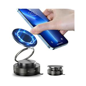 Magnetic Phone Holder for MagSafe, 360° Adjustable Car Phone Mount with 96+LBS Strongest Suction & 2800gf Strongest Magnetic for Dashboard/Gym/Mirror, Compatible with iPhone & Android