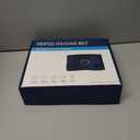 Cordless Heating Pad for Back Pain Relief, Heated Back Belt Abdomen Warmer Lumbar Support, Lumbar Massaager with Heat (Gray)