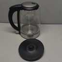 Cosori Electric Kettle, No Plastic Contact With Water, Wide Mouth For Easy Cleaning, Auto Shut Off, 1.7L Tea Kettle & Hot Water Boiler, Water Heater & Teapot, Borosilicate Glass, Black, 1500W (1.8 Quarts)