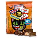 Butterfinger, CRUNCH, Baby Ruth, 100 Grand, Kinder Bueno, Kinder Chocolate, Minis Fun Size Candy Bars, 90 Count, 25.9 oz (EXP 03/22/26)