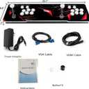 【 35000 Games in 1 】 70S Pandoras Box Arcade Game Console Retro Game Machine for Home PC & TV, 2-4 Players, 1280X720, Support 3D , Search/Hide/Save/Load/Pause , Favorite List,Double Stick