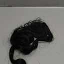 CJL HAIR 14" Short Ponytail Hair Extension Wrap Around Pony Tail Clip in Curly Wavy Synthetic Fake Hairpiece for Women Jet Black